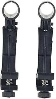Hoement 2pcs Adjustable Shockproof Drum Microphone Clips Stable Mount Tool for Easy Attachment to Drum Durable Material Compatibility for Handheld Microphones