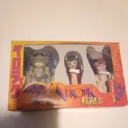 Veronik Satanika Super D Figure Set Morella Naekith PVC Glenn Danzig In Box