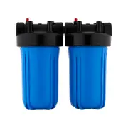 Stefani 4.5 x 10" Twin Whole House Filter System