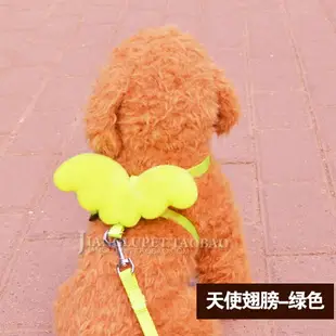 小型犬專用天使胸背牽引帶遛狗牽狗繩泰迪比熊外出神器茶杯犬1斤