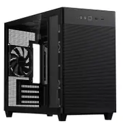 ASUS Prime AP201 Tempered Glass Micro-ATX Computer Case - Black [AP201 ASUS PRIME CASE TG]
