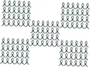 5sets Garden Plant Clamp Orchid Vine Clamp for Plant Suort Plastic Stem Clips for Garden Climbing Vines 50pcs*5