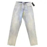 One x One Teaspoon Diamonde Legends High Waisted Mom Jeans Blue Size 26 Tapered