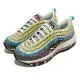 Nike 休閒鞋 Air Max 97 SE GS 大童 女鞋 灰黃 子彈 刺繡 復古 氣墊 DN4381-001