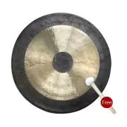 18cm-30cm Hand Hammering Drum Opera Percussion Copper Gong With Gong Hammer