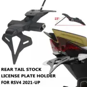 License Plate Holder Rear Tail Tidy Fender Fit For Aprilia RSV4 RS V4 2021-2024