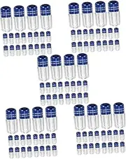 Anneome 100 Pcs Travel Medicine Bottle Empty Spray Bottle Mini Pill Organizer Spray Bottle for Plants Easy Open Pill Bottle Small Spray Bottle For Pill Bottle Bidet Sprayer Blue Plastic