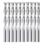 Heavy Duty CNC Router Bits 1/4 3.175x22mm CNC Bit End Mill CNC Router Bits 10X