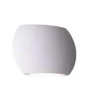 CLA Lighting Remo Surface Mounted LED Exterior Curved Up/Down Wall Light IP54 White