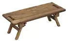 Davis & Waddell Wooden Serving Board With Folding Legs Cheese Platter Natural
