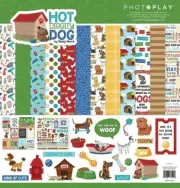 PhotoPlay Paper - Hot Diggity DOG - 12x12 Collection Pack Kit Papers + Stickers