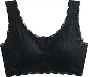 [Generic] Sports Bra Bulk Women's Comfortable New Lace Traceless Back Sexy Gathering Breathable No Steel Rim Chest Cushion Sports Bra No Wire Bra