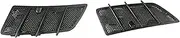 ZAPYVET Air Intake Grille Protective Cover, for, W164 ML GL Class 2008 2009 2010 2011 Front Hood Air Vent Grille Side Engine Bonnet Outlet Cover Grill Trim Bonnet Vents Bumper Side Vent Splitter