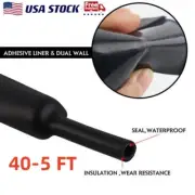 3:1 Heat Shrink Tubing Insulation Wire Wrap Marine Cable Sleeve 1/4" Diameter US
