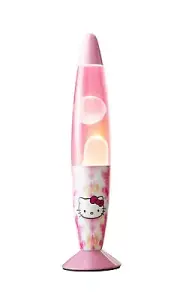 NEW SEALED Hello Kitty 13" Motion Volcano Lamp, White Wax in Pink Liquid