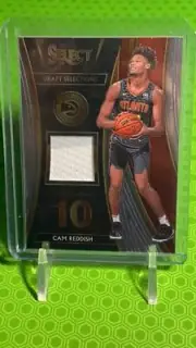 2019-20 Panini Select - CAM REDDISH - Hawks - Draft Selections RC Jersey
