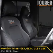 Mitsubishi New-Gen Triton - GP9 Tourer 2x Front Row Seat Covers (Made to Order)