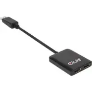 Club 3D Multi Stream Transport [MST] Hub DisplayPort 1.2 Dual Monitor USB