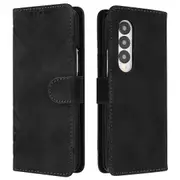 For Samsung Galaxy Z Fold4 5g Pu Leather+pc Card Holder Case Imprinted Phone Cover