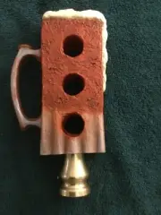 Brick Brewing Mug Stein Beer Tap Handle RARE 1984 Canada Waterloo Carlsberg