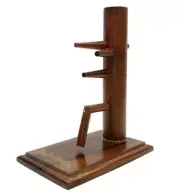 Mini Chinese Wing Chun Stake Wooden Dummy Kongfu Decor