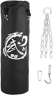 Kids Teenager Boxing Training Hanging Sandbags 3 Layer Training Fitness Striking Drop Hollow Sand Bag Thai Boxing Taekwondo Black