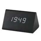 Wooden Clock Multifunctional LED Electronic Alarm Clock Wooden8643