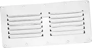 Yardwe Boat Ventilation Panel Louvered Flush Vent Stainless Steel Replacement Air Vent Grille