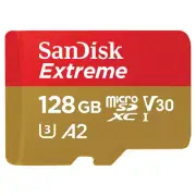 Sandisk 128GB Extreme® microSDXC™ UHS-I CARD SQXAA128GGN6MA