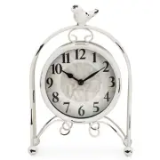 Westclox Whimsical Vintage Bird Metal Table Clock