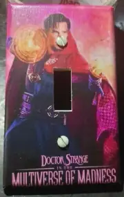 Custom Decoupage Dr. Strange Spells - Single Toggle Light Switch Cover