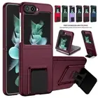 Shockproof Folding Kickstand Case For Samsung Galaxy Z Flip 6 Z Flip 5 4 3 Cover