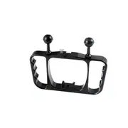 Dual Handheld Diving Light Arm CNC Aluminum Mount with Lanyard for DJI Osmo Action GoPro and Other Action Cameras
