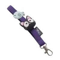 在飛比找蝦皮商城優惠-【Kiro貓】小黑貓與小魚 立體造型 短掛繩 手鉤鑰匙圈/吊