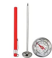 Outdoor Plant Thermometer – Stainless Steel Garden Thermometer, Rust-Resistant Soil Temp Meter | Gardening Supplies, Compost Thermometer, Soil Temperature Gauge for Gardens, Yards, and Patios