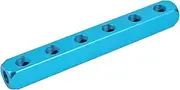 Air (Power tool) Pneumatic Cylinder Aluminum 1/4PT Thread 9 Ports Manifold Block (17ry812qf516) Splitter Socket