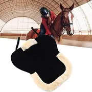 Saddle Pad, Cotton Shock Absorption Thickened Keep Balance English Saddle Pad, Close Contact Saddle Pad English Saddle Pads for Equestrian Riding Equipment and Accessories