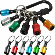 6 Color Drill Extension Bit Holder, 1/4Inch Hex Shank Aluminum Alloy Screwdriver