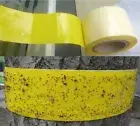 Insect Bug Fly Sticky Glue Catcher Tape Ribbon Tree Strip Garden 12"x 55 Yards