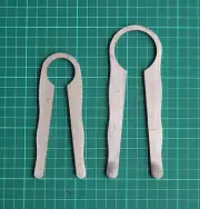 2 Clamps f/ CLA Leica Leitz Summicron DR Rigid Summitar Lens *Essential Tools*