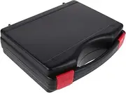 Kisangel Box Gyro Storage Box Gyro Carrying Organizer Gyro Storage Case Portable Gyro Organizer Storage Container Gyro Carrying Storage Portable Gyro Carrying Case Gyro Case Black Plastic