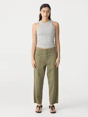 Stretch Cotton Relaxed Pant