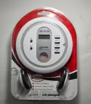 GPX Portable CD Player 60-Second Anti-Skip Protection (Sealed)