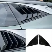 Glossy Black For Hyundai Tucson 2022-2024 Rear Window Side Louvers Vent Trim (for: Hyundai)