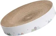 Hohopeti Pet Cat Scratching Board Sunken Bowl Shape Corrugated Paper Scratch Nest for Kittens Durable and Safe Cat Scratching S for Indoor Entertainment and Furniture Protection