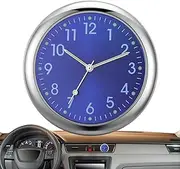 Analog Clock for Car Dashboard | Glowing Small Analog Clock - Quartz Automotive Replacement Clocks, Small Analog Clock, Sticky for Vehicle Automotive, Boat Foccar