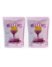 2 Pack Sweetshop MELT’EMS 12oz Lavender Color Chocolate Candy Melts NEW