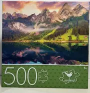 NEW Colorful Summer Sunrise Mountains Andrew Mayovskyy 500 Puzzle 18x24 Cardinal