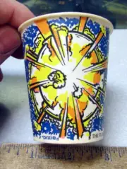 Star Wars 1980 Dixie Cup, Alderaan destroyed by Death star, beautiful graphics