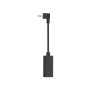 Ring USB-C to Barrel Plug Adapter for USB-C Solar Panels and Barrel Plug Black